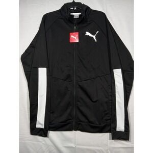 Puma Track Jackets Tricot Mens 2XLT Black‎ Lightweight